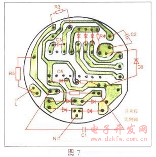 LED燈的PCB印刷圖