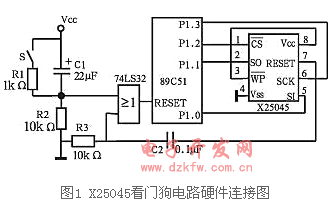 x25045看門狗電路圖,單片機看門狗