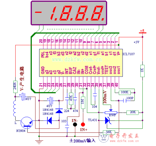 icl7107YԔicl7107_D_ԭ͑·D