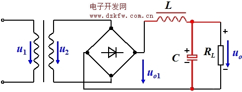 常用的整流濾波電路,LC濾波電路