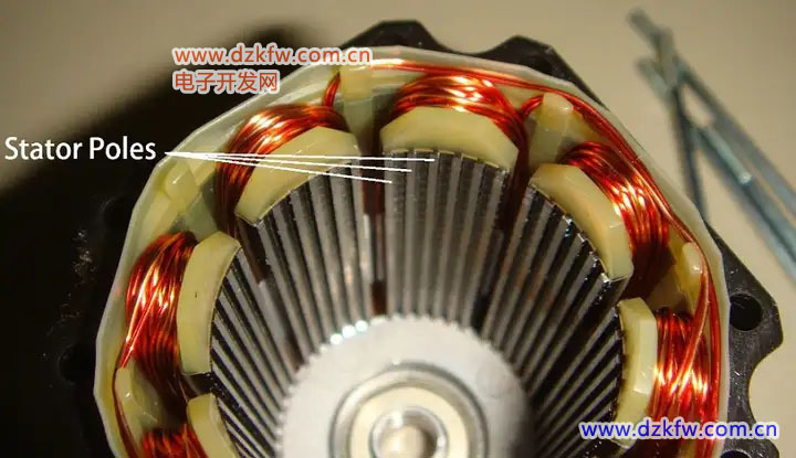 步進(jìn)電機(jī)內(nèi)部電機(jī)線圈